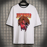 Juice WRLD T Shirt Hip Hop Rap Juice WRLD Printed round Neck Loose