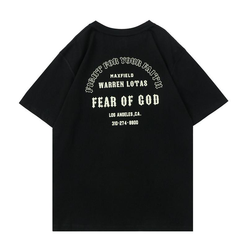 Fog T Shirt Spring/Summer Printed Short Sleeve Fear Of God