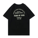 Fog T Shirt Spring/Summer Printed Short Sleeve Fear Of God