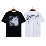 Revenge T Shirt Revenge Paradise Print Short Sleeve High Street Men and Women BF Loose Fog Couple Hip Hop T-shirt