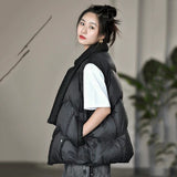 Women Winter Coats Puffer down Vest Lightweight down Jacket Thin Vest