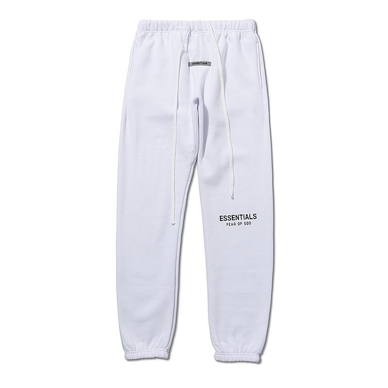 Fog Pants Fashion Brand Double Line Reflective AnkleTied FleeceLined Casual Sports Pants Trousers Fear Of God