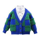 Toddler Boys Sweater Boys' Cardigan Sweater Autumn Knitwear