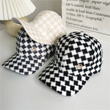 Vintage Check Baseball Cap