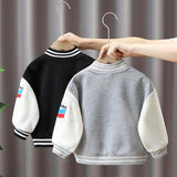 Toddler Boys Jackets Boys' Coat Spring and Autumn Children's Baseball Uniform