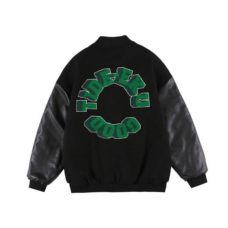 Blackair Jacket Embroidered Letter Baseball Uniform