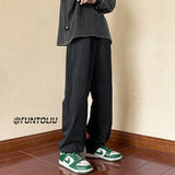 Men Cargo Pants Workwear Pants Male Spring and Autumn Casual Pants Straight-Leg Trousers