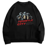 Men and Women Pokemon Pikachu Hoodie Crew Neck Sweater