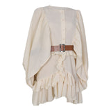 Women Bohemian Dress Women's Lantern Waist Dress