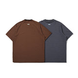 Men T Shitrs Pinstripe Printed round Neck T-shirt