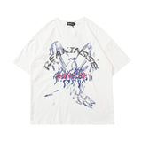 Men's T Shirt Summer Casual Tops Printed Short Sleeve T-shirt Men's Fashion Brand round Neck Half Sleeve Street Fashion Loose Half Sleeve