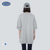 Blackair T Shirt Embroidered Letter T-shirt Loose round Neck Bottoming Shirt