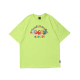 Men T Shirt Summer Casual Tops Cartoon Printed Short Sleeve T-shirt Fashion Loose Half Sleeve