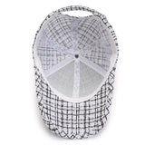 Vintage Check Baseball Cap