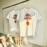 Human Made T-shirt Slub Cotton T-shirt Loose Short Sleeve Men and Women