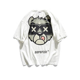 Cartoon Bear Couple Short Sleeve T-shirt Men 'S Summer Loose Round Neck Half Sleeve Student Casual