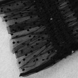 Emily Ratajkowski Dress Slimming Long Sleeve Mesh Sexy Dress