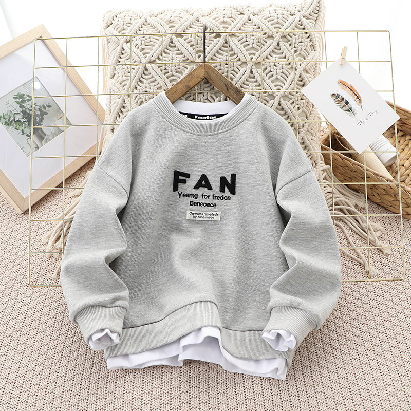 Children Hoodie Sweatshirts Boy's Hoody Autumn Embroidery