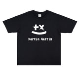Rock Star T Shirt Personality Street T-shirt Short Sleeve Men's and Women's Pure Cotton