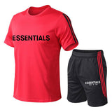 Fear Of God Fog T Shirt Essentials Casual Short Sleeve Shorts Set