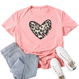 Boy Mama T Shirt Leopard Print Love Mama Printed T-shirt