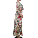 Women Bohemian Dress Summer Women's Clothing Sexy V-neck Long Sleeve