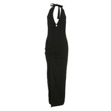 Music Festivals Rave Outfits Dress Winter Sexy Slit Sheath Dress for Women