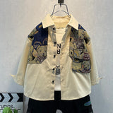 Toddler Boys Sweater Boy Shirt Coat