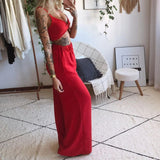 Women Pants Suit Women's Printed Sexy Tube Top Loose