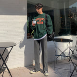 Diana Harvard Sweatshirt Spring Letter Printed Crew Neck Top