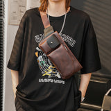 Lulu Belt Bags Shoulder Bag Men's Retro Casual
