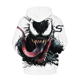 Spider Man Hoodie Venom3d Printing Zipper Hooded Sweatshirt