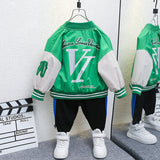Toddler Boys Jackets Children's Clothing Boys' Baseball Jacket Coat Children's Spring and Autumn