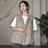 Women Winter Coats Puffer down Vest Lightweight down Jacket Thin Vest