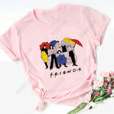 Friends Joey T Shirt Friends TV Show T Shirt Pink T-shirt