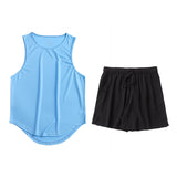 Man Tanks Spring Summer Sports Vest Suit Men