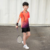 Cricket T Shirt Children's Badminton Clothing Top for Men and Women Quick-Drying T-shirt