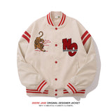 Men's Baseball Jacket Autumn Stitching Baseball Jacket Men's Loose Teen Casual Jacket