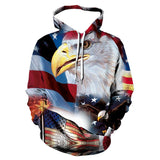 American Hoodies 3D Printed Hooded