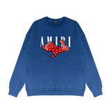 Amiri Sweatshirt Amiri Crew Sweatshirts Crew Neck Sweater