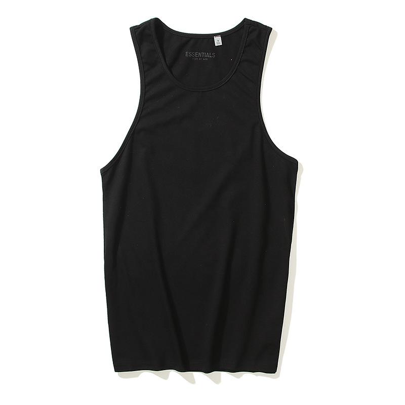 Fog T Shirt Sleeveless Vest Loose Trendy High Street Style Summer Men's and Women's Tshirt Fear Of God