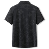 Transparent Shirt for Men plus Size Men's Casual Hollow out Short Sleeve Shirt