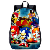 Sonic Backpack Sonic Schoolbag for Elementary School Students