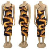 Bella Hadid Dress Sexy Strap Backless Dress