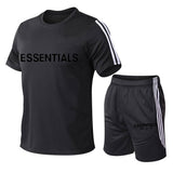 Fear Of God Fog T Shirt Essentials Casual Short Sleeve Shorts Set