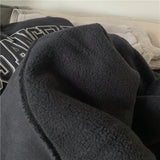 Harvard Sweatshirt Retro Alphabet Printed Hoodie