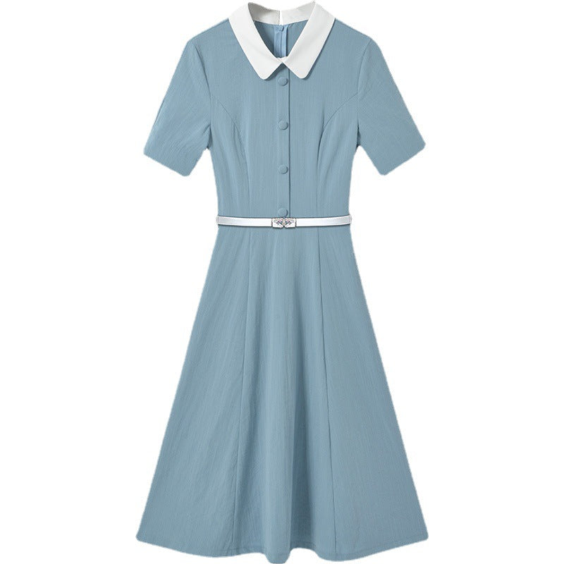Work Dresses for Teachers Business Wear Dress Summer Short Sleeve