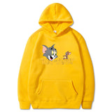 Tom and Jerry Hoodie Casual Fashionable Student Sweater