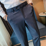 Men Trousers Slim Fit Men's Business Suit Pants
