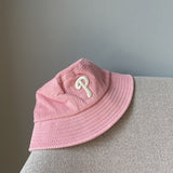 Yankee and Dogers Bucket Hat Autumn and Winter Vintage Corduroy Bucket Hat Bucket Hat